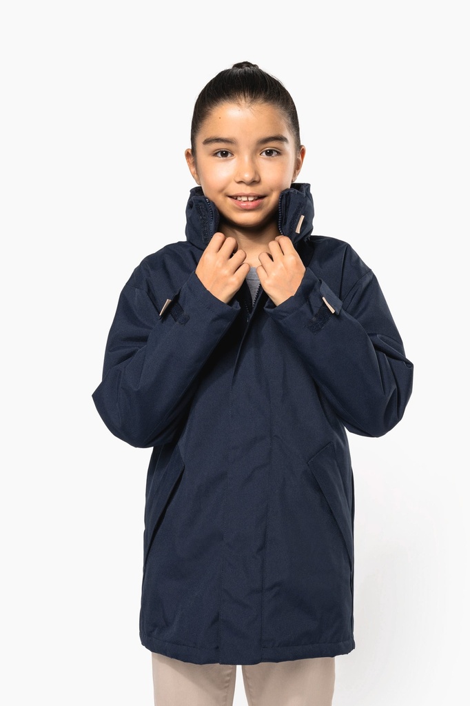 [K696-Navy-12/14ans] K696 - Parka enfant - Navy (12/14 ANS)