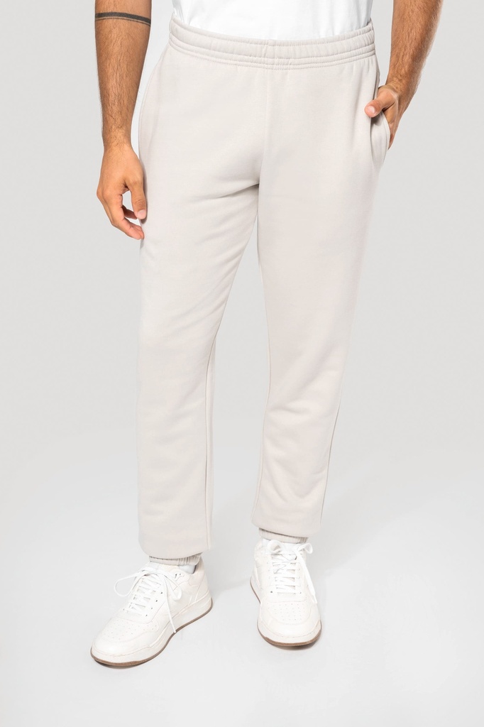 [K7025-GreyHeather-S] K7025 - Pantalon molleton écoresponsable homme - GreyHeather (S)