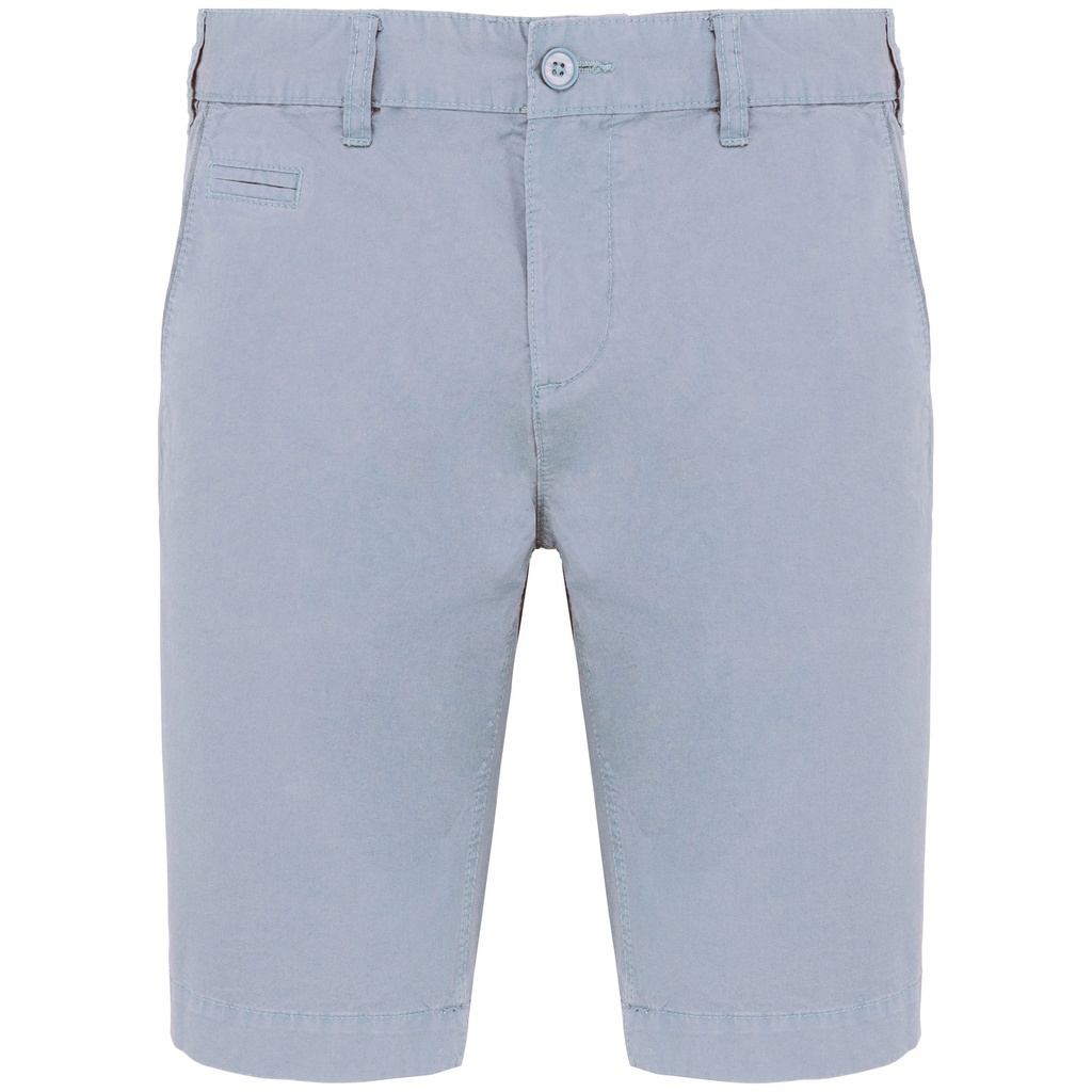 [K752-WashedSmokyBlue-44FR] K752 - Bermuda aspect délavé homme - WashedSmokyBlue (44FR)