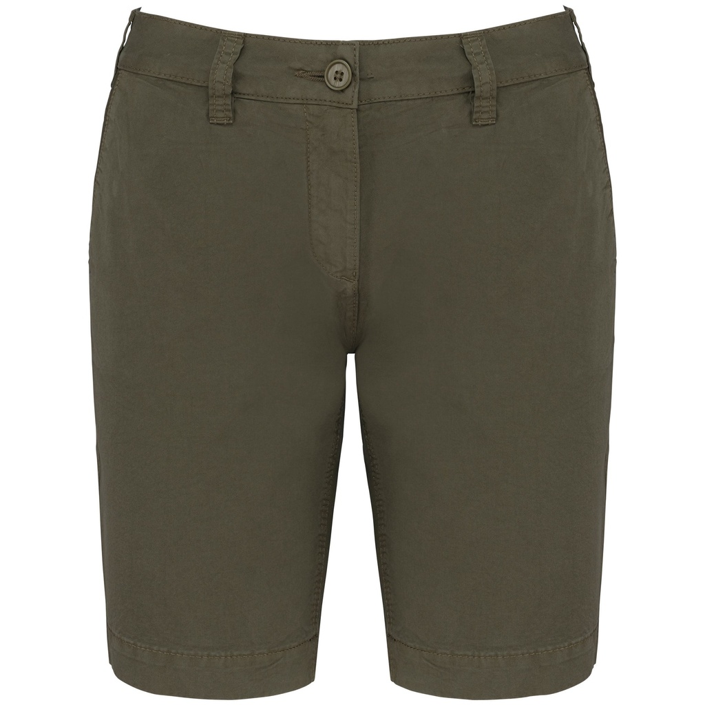 [K753-WashedNavy-44FR] K753 - Bermuda aspect délavé femme - WashedNavy (44FR)