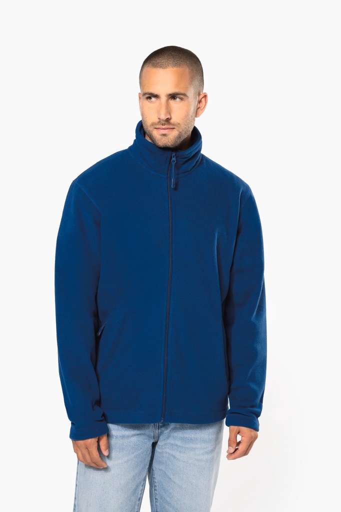 [K911-DarkGrey-S] K911 - Veste micropolaire zippée homme - DarkGrey (S)