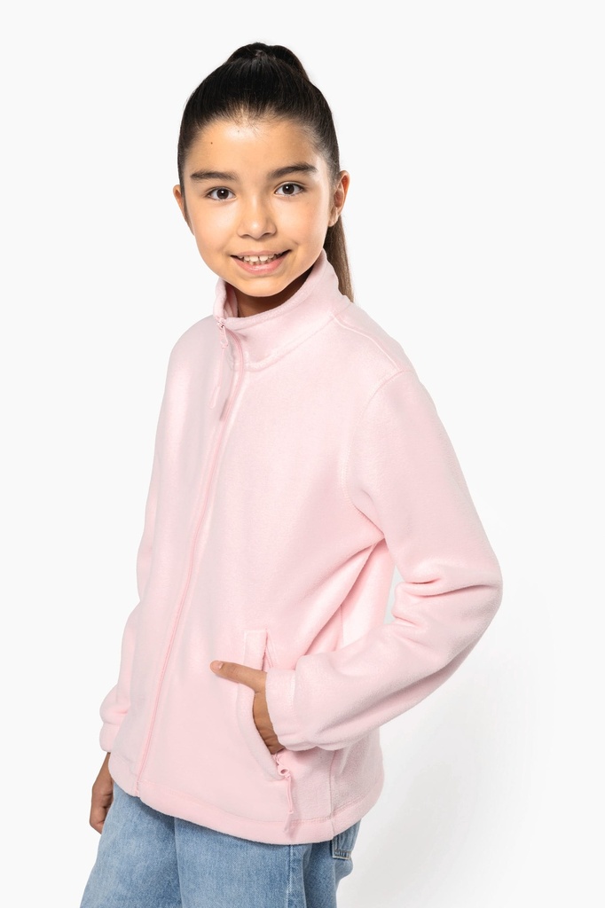 [K920-CloudyBlueHeather-12/14ans] K920 - Veste micropolaire zippée enfant - CloudyBlueHeather (12/14 ANS)