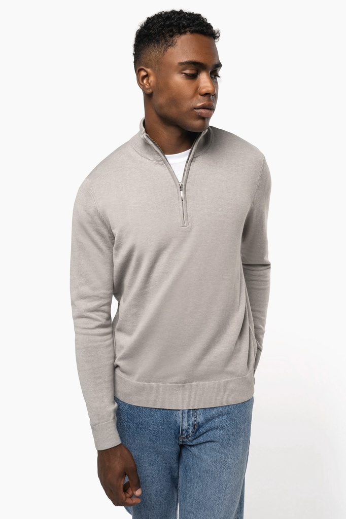 K970 - Pull 1/4 zip homme - DarkGrey
