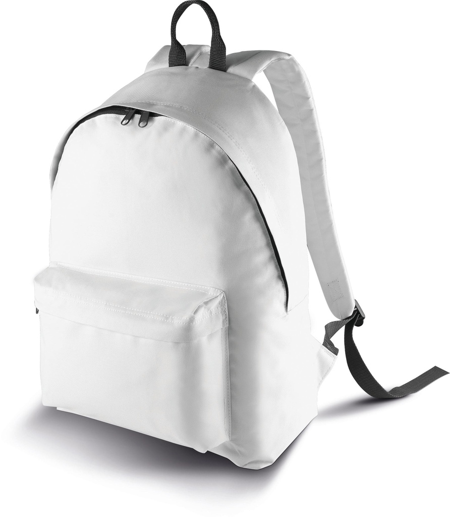 [KI0131-Fuchsia_DarkGrey-OneSize] KI0131 - Sac à dos classique - Version junior - Fuchsia_DarkGrey