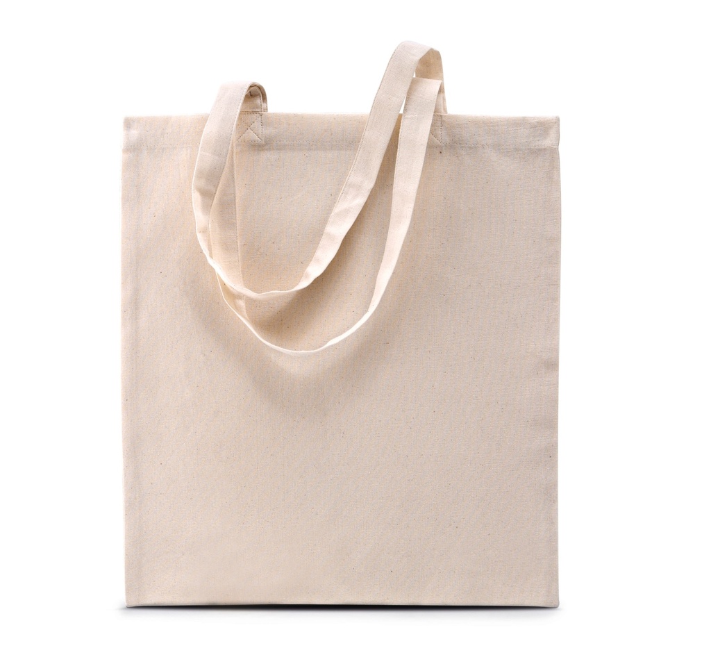 [KI0288-Natural-OneSize] KI0288 - Sac shopping en coton biologique - Natural