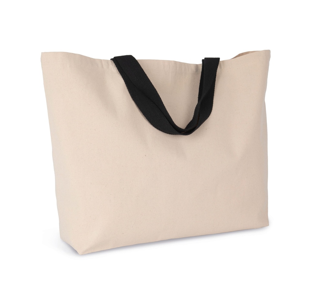 [KI0297-Black_Natural-OneSize] KI0297 - Sac shopping XXL  - Black_Natural