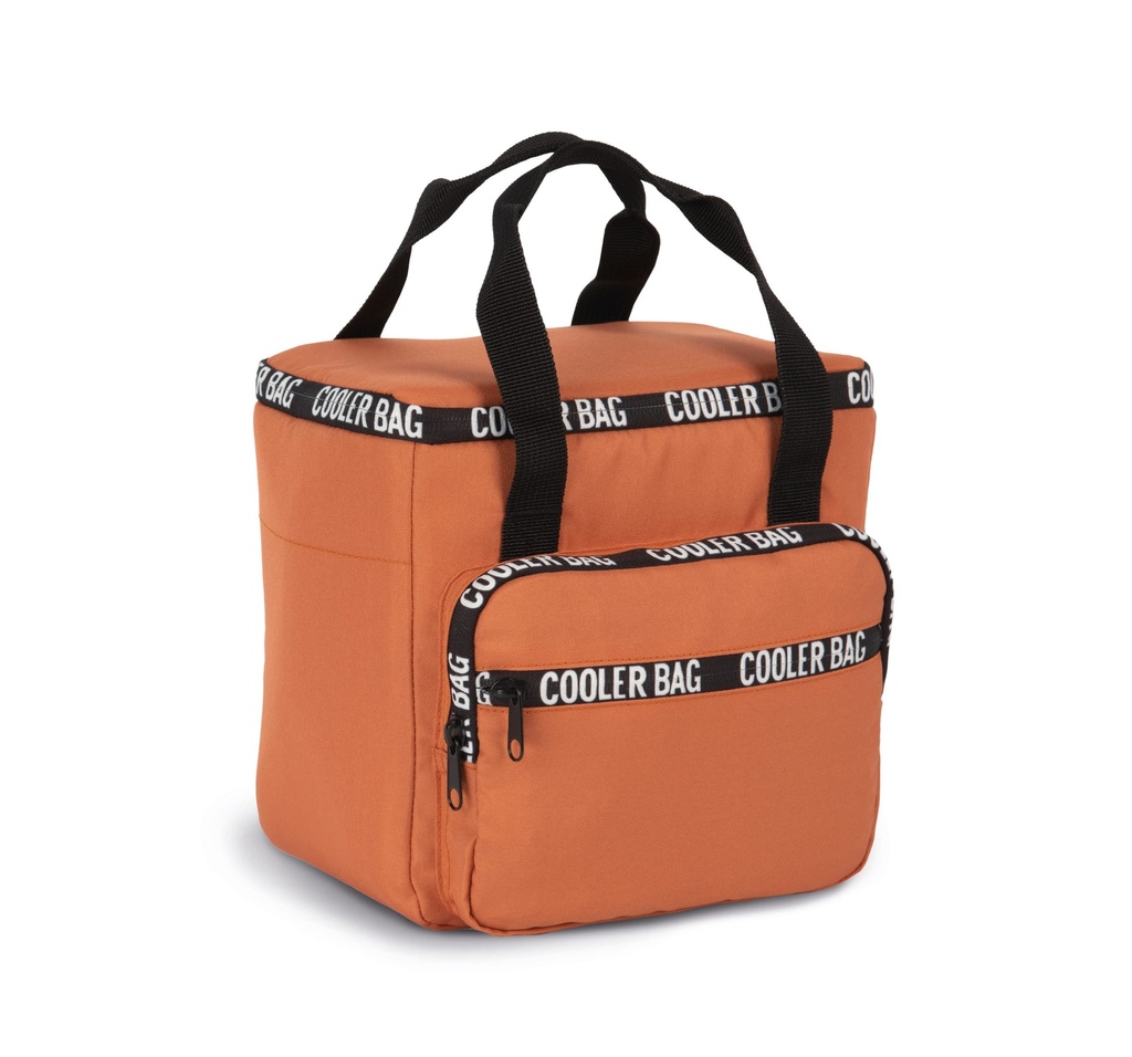 [KI0372-WhaleBlue-OneSize] KI0372 - Sac isotherme recyclé avec poche frontale - WhaleBlue