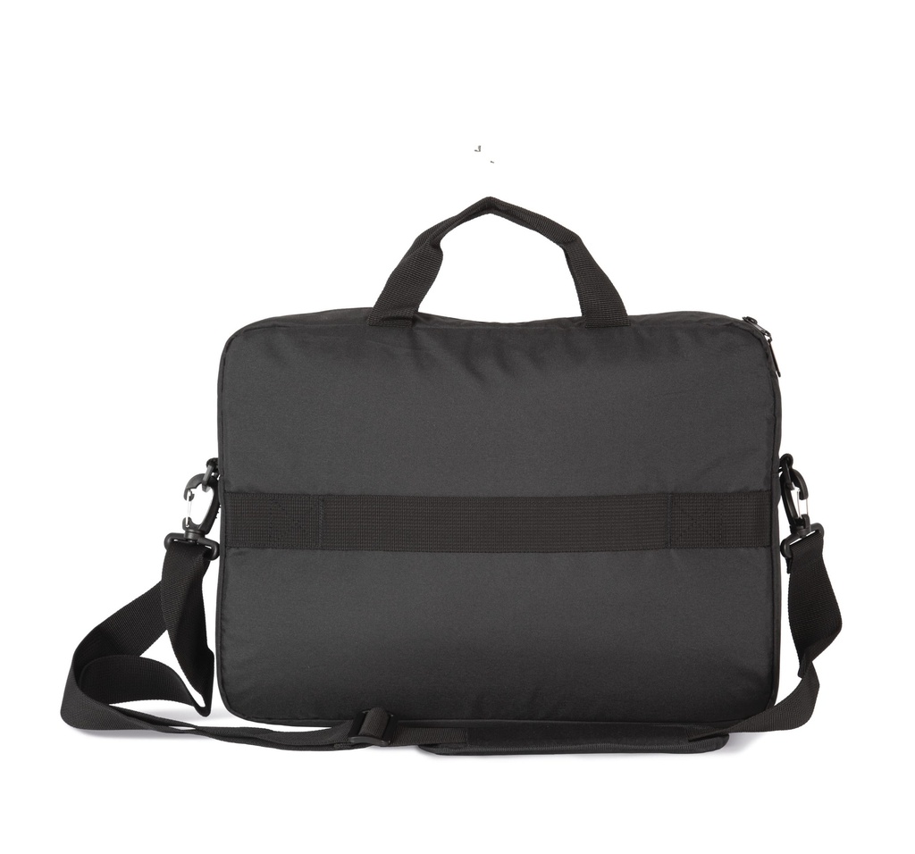 [KI0433-Black-OneSize] KI0433 - Sac de travail porte-ordinateur recyclé - Black