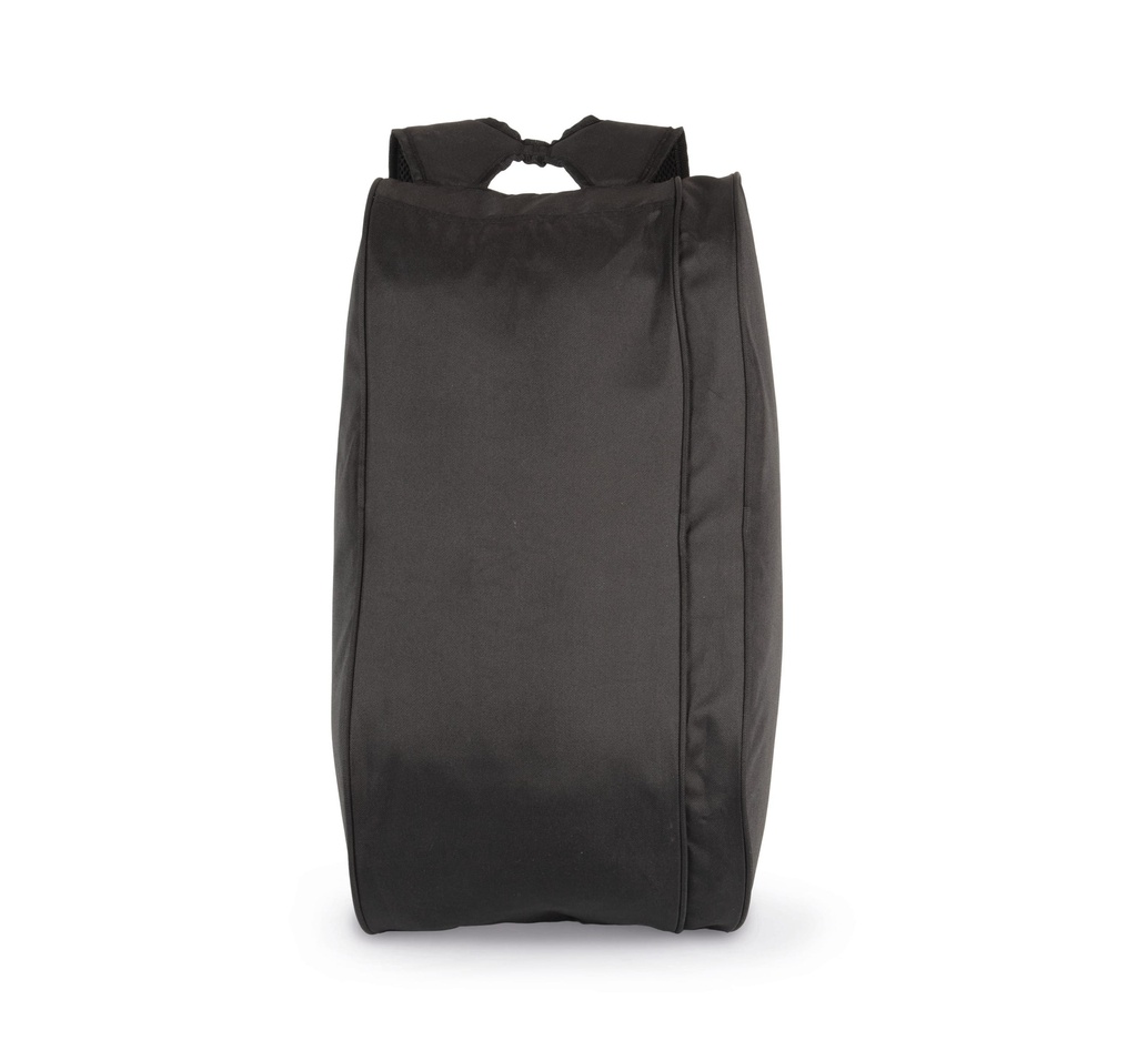 [KI0651-Black-OneSize] KI0651 - Sac à dos de padel recyclé avec porte-raquette - Black