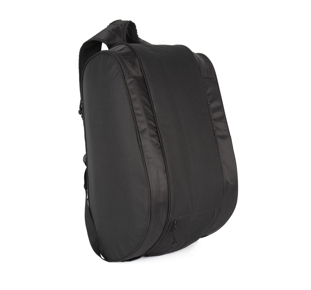 [KI0652-Black-OneSize] KI0652 - Sac à dos de padel avec double compartiment porte-raquette - Black