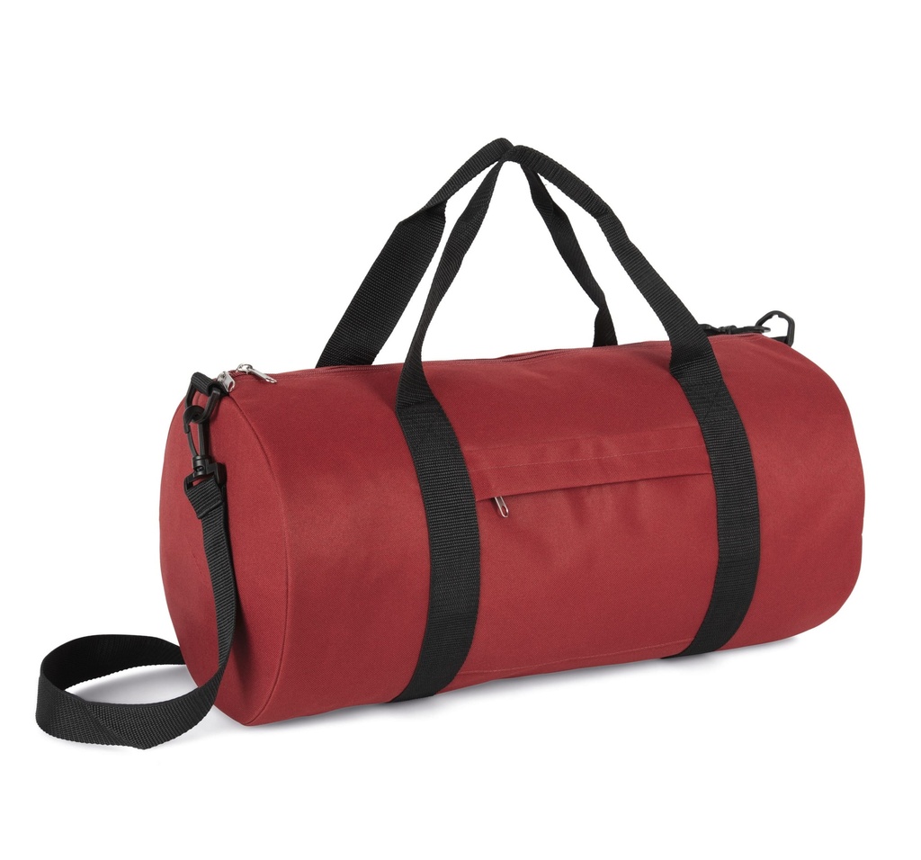 [KI0655-Taupe-OneSize] KI0655 - Sac tubulaire recyclé avec poche frontale - Taupe