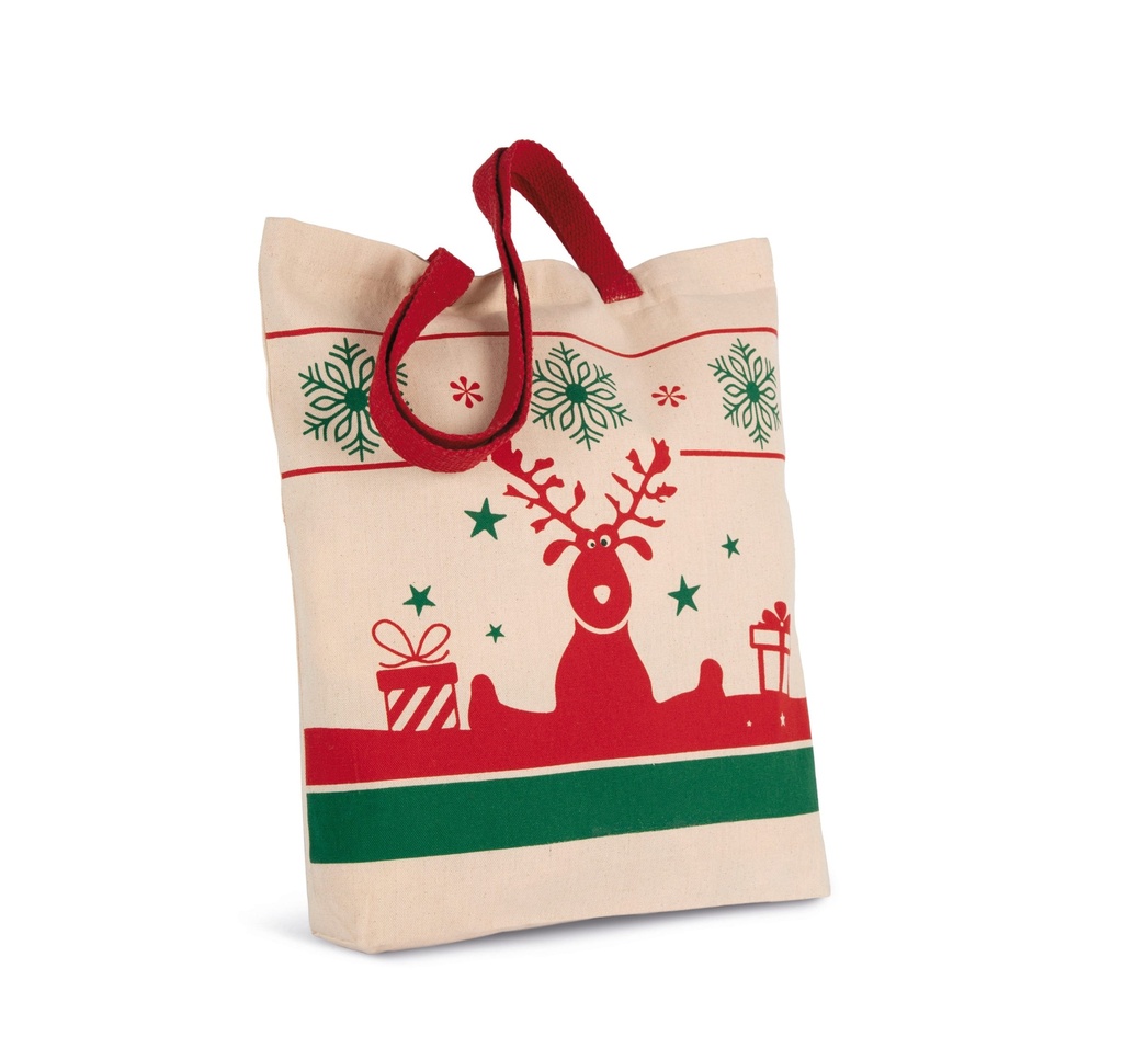 [KI0733-NightNavy-OneSize] KI0733 - Sac shopping avec motifs de Noël - NightNavy