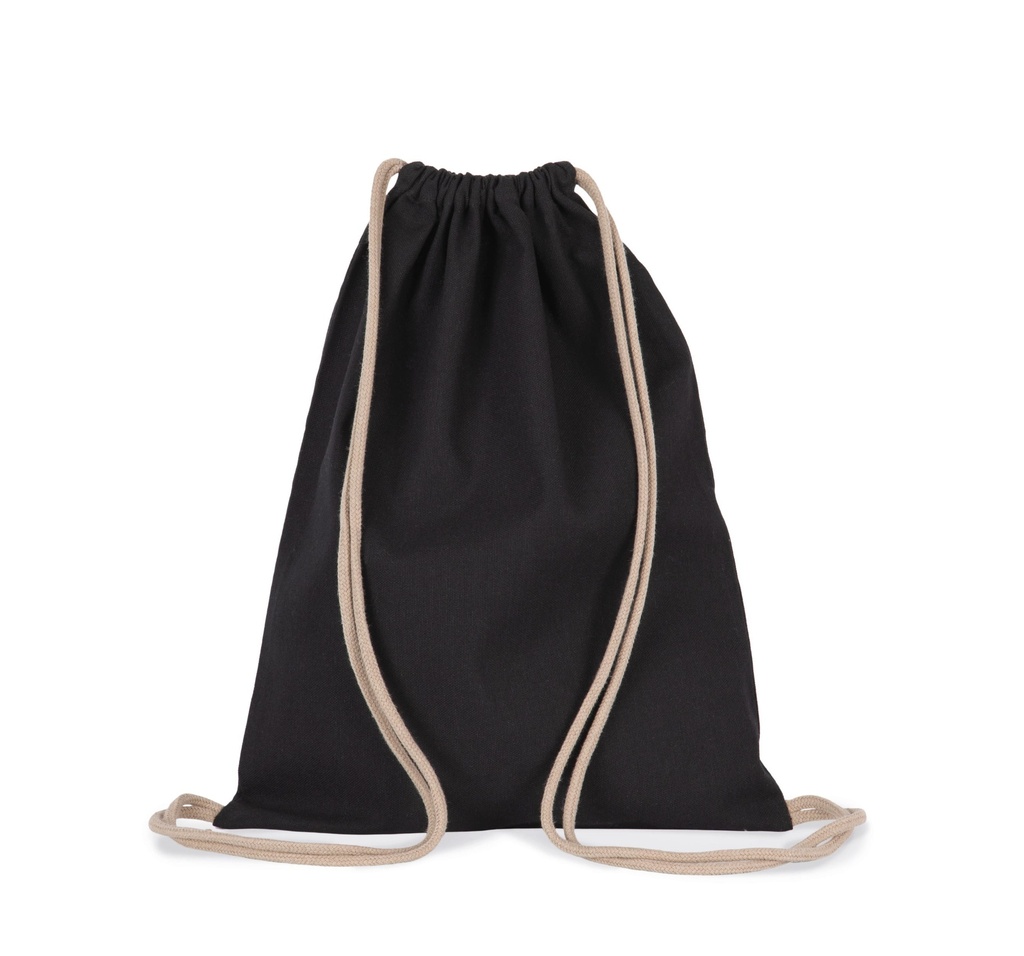 [KI5102-Ecume-OneSize] KI5102 - Sac à dos recyclé à cordon coulissant - Ecume