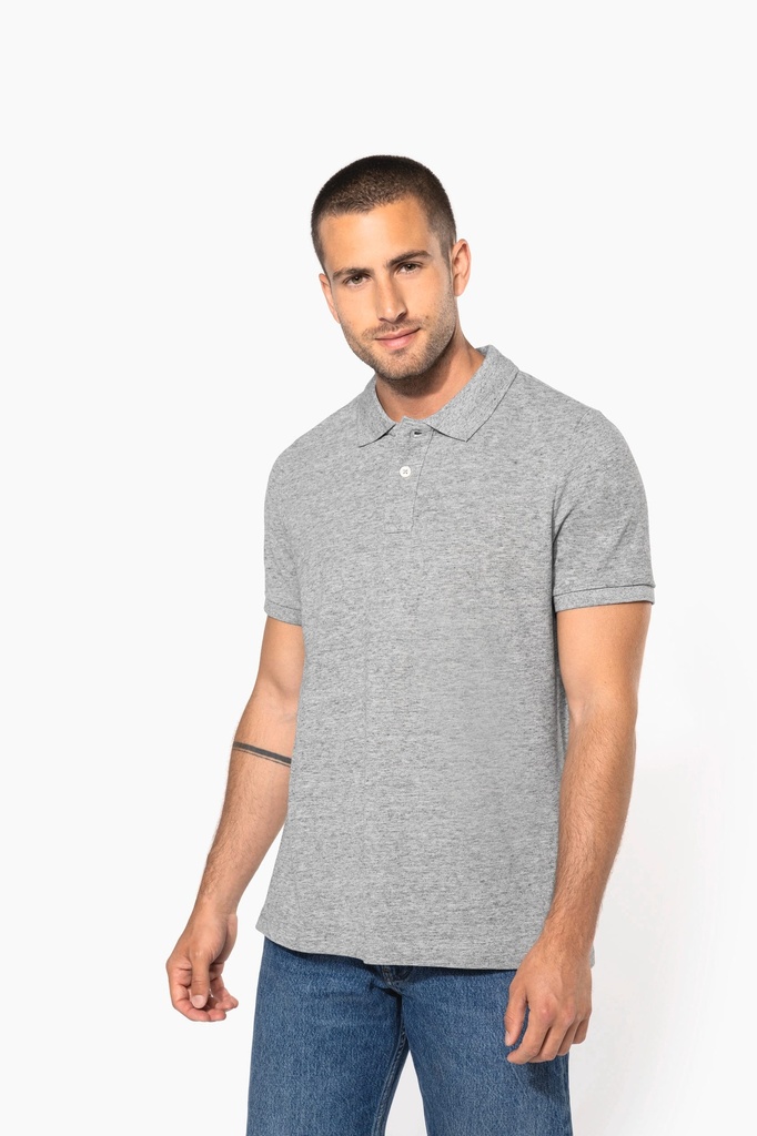 [KV2206-VintageDarkRed-S] KV2206 - Polo vintage manches courtes homme - VintageDarkRed (S)