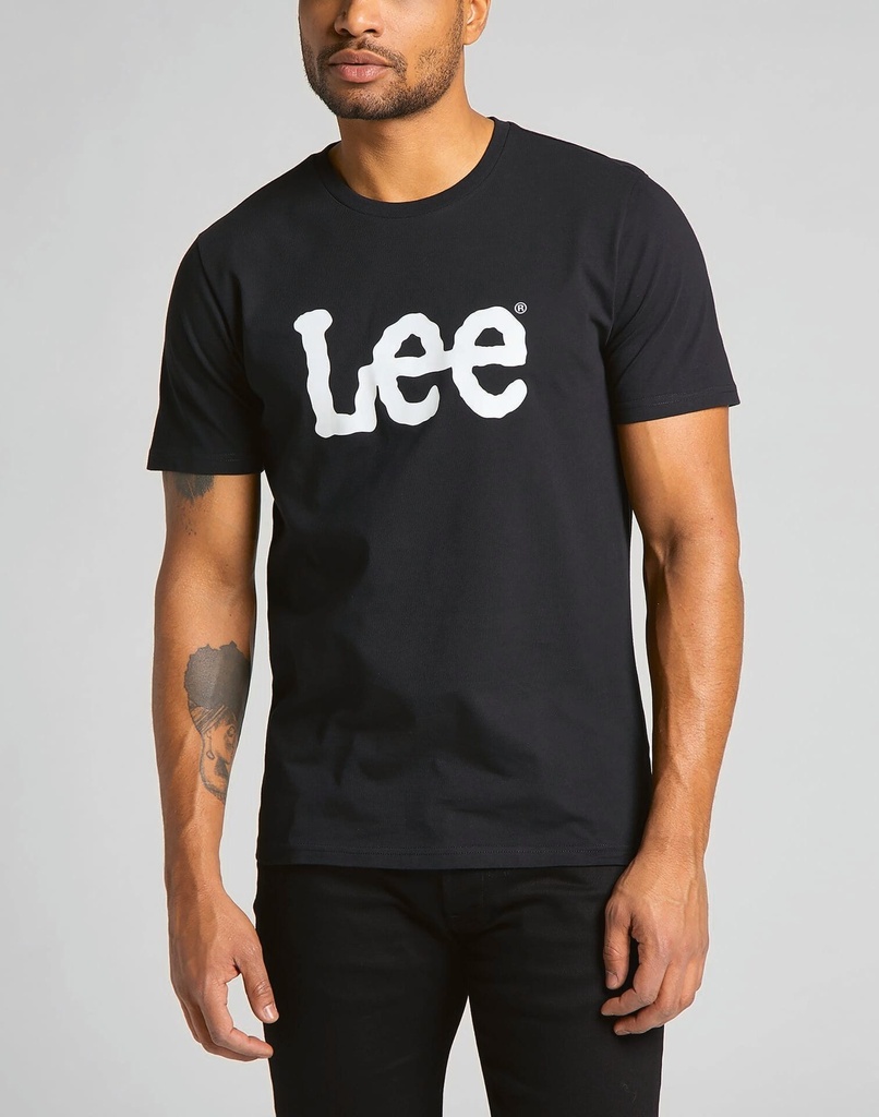 [L65-White-S] L65 - T-shirt Logo Lee  - White (S)