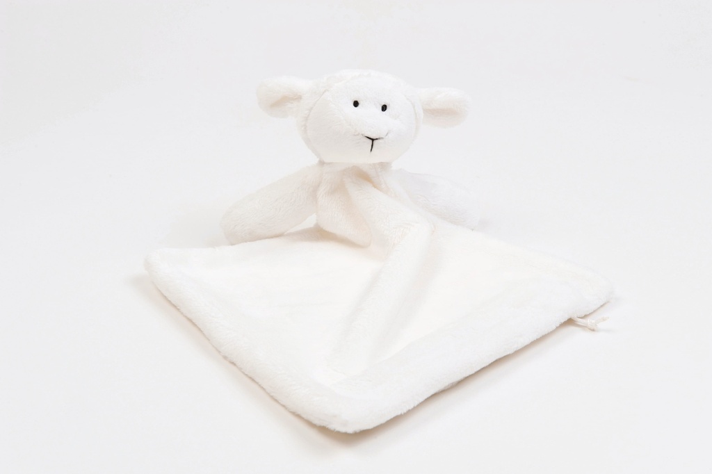 [MM019-Cream-OneSize] MM019 - Doudou plat agneau - Cream