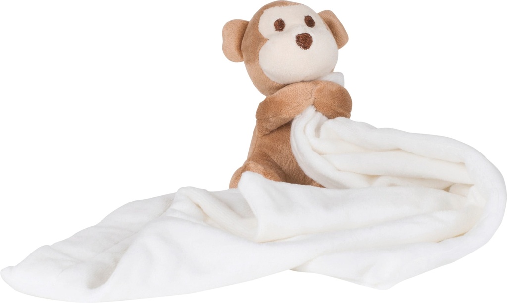 [MM020-Cream-OneSize] MM020 - Doudou plat singe - Cream