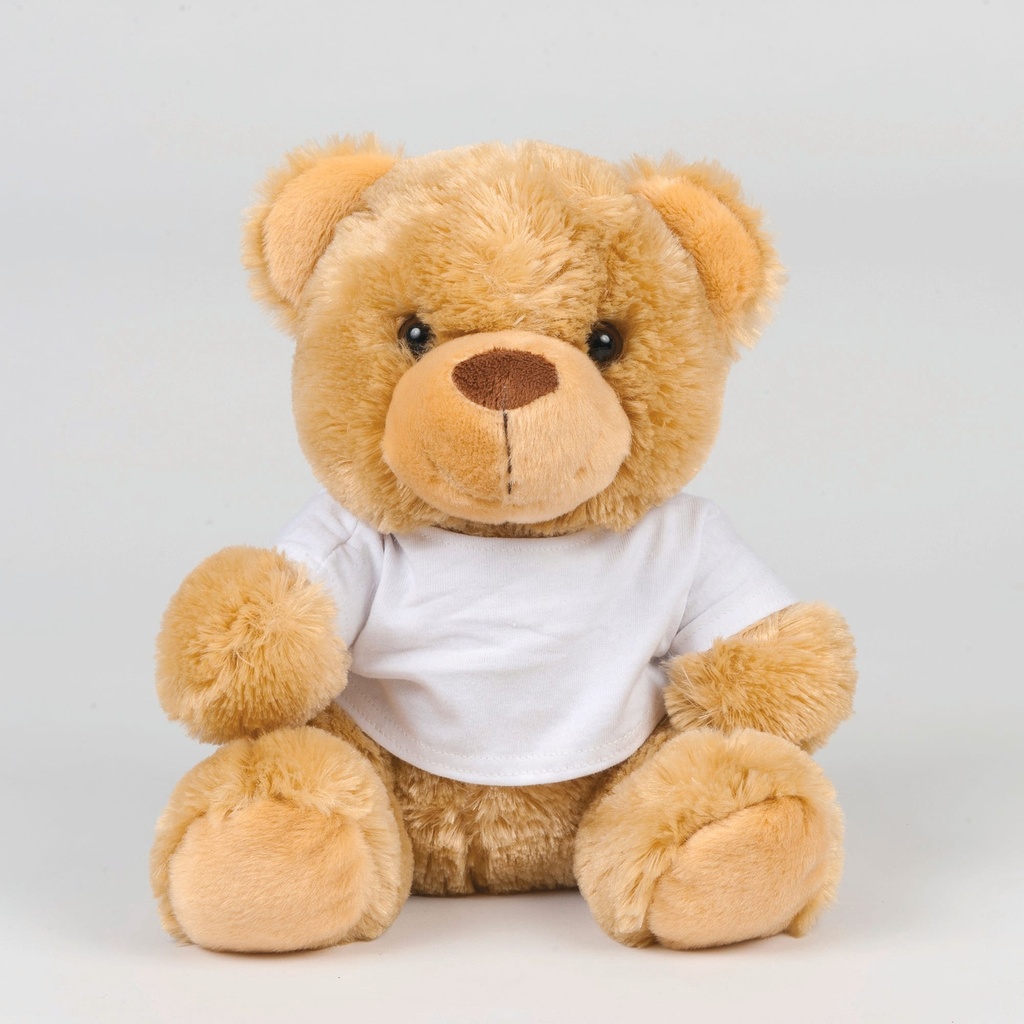 MM030 - Ours en peluche avec t-shirt - Cream