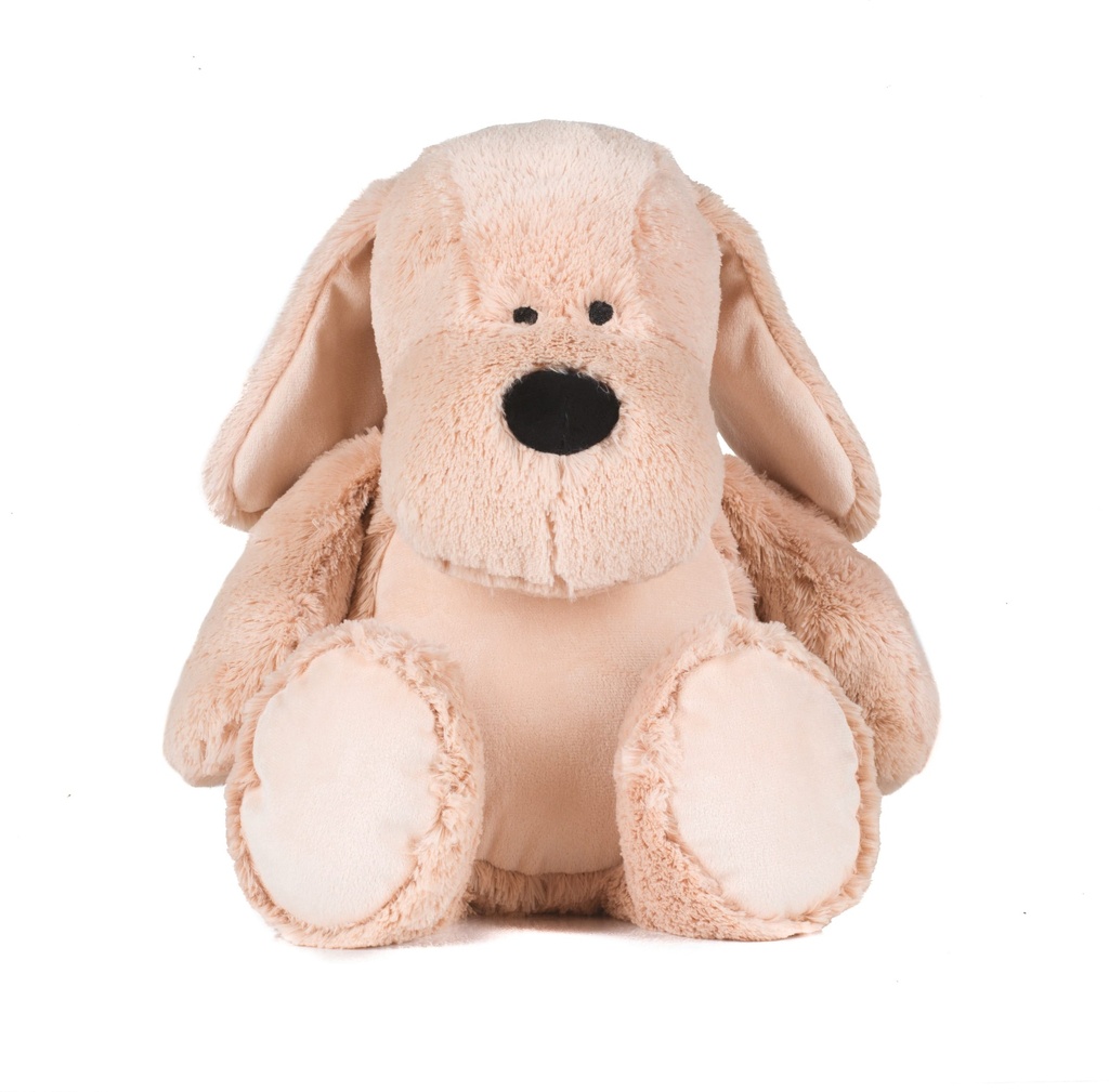 MM052 - Peluche zippée Chien - MidBrown