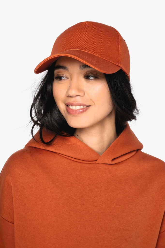 [NS037-Darkcamel-OneSize] NS037 - Casquette écoresponsable 5 panneaux unisexe - Darkcamel