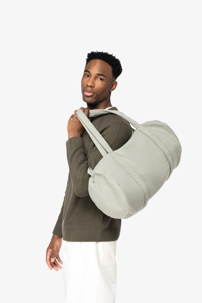 [NS106-Ivory-OneSize] NS106 - Sac polochon en molleton - Ivory