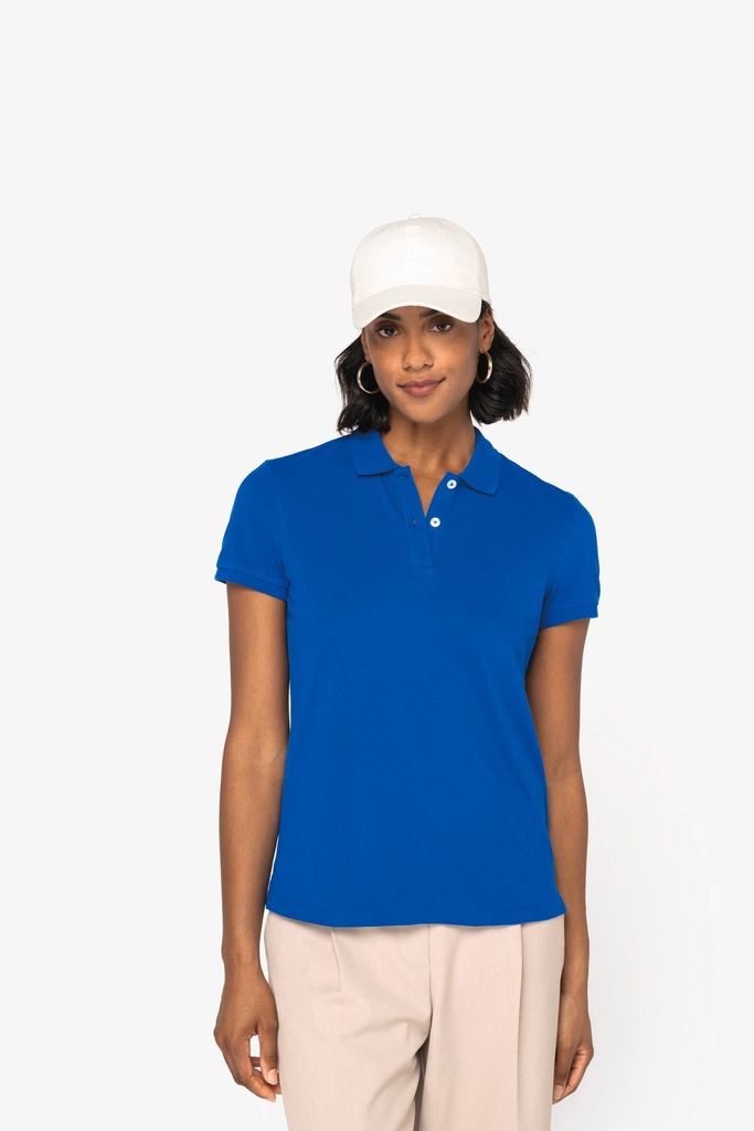 [NS208-PoppyRed-XS] NS208 - Polo écoresponsable maille piquée femme - PoppyRed (XS)