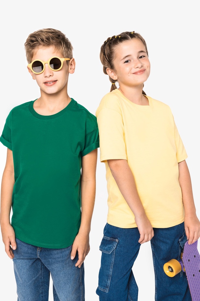 [NS306-White-12/14ans] NS306 - T-shirt écoresponsable oversize enfant - White (12/14 ANS)