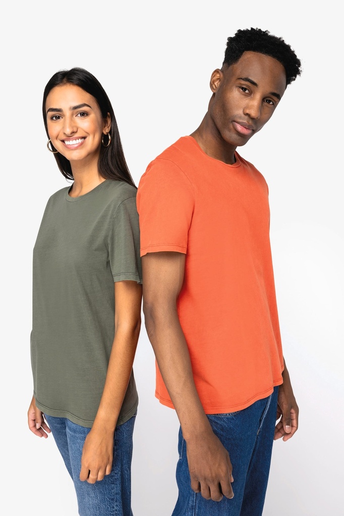 [NS315-WashedNavyBlue-2XS] NS315 - T-shirt écoresponsable délavé unisexe - WashedNavyBlue (2XS)