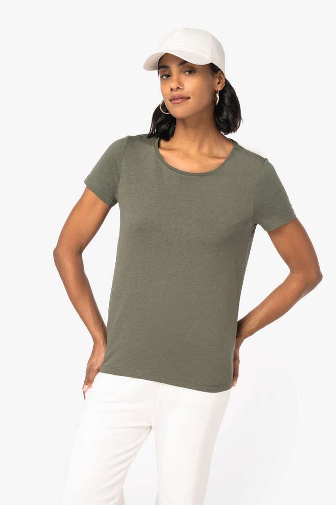 [NS322-OrganicKhaki-XS] NS322 - T-shirt écoresponsable en modal femme - OrganicKhaki (XS)