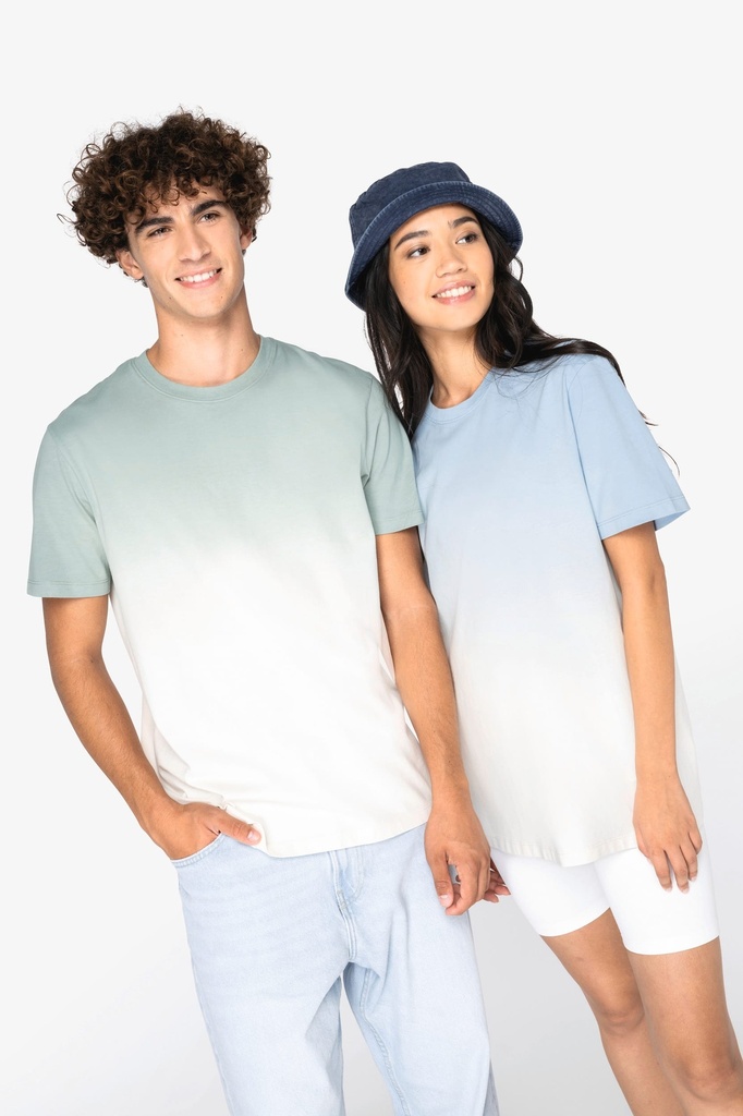 [NS345-DipDyeNavyBlue-2XS] NS345 - T-shirt écoresponsable Dip Dye unisexe  - DipDyeNavyBlue (2XS)