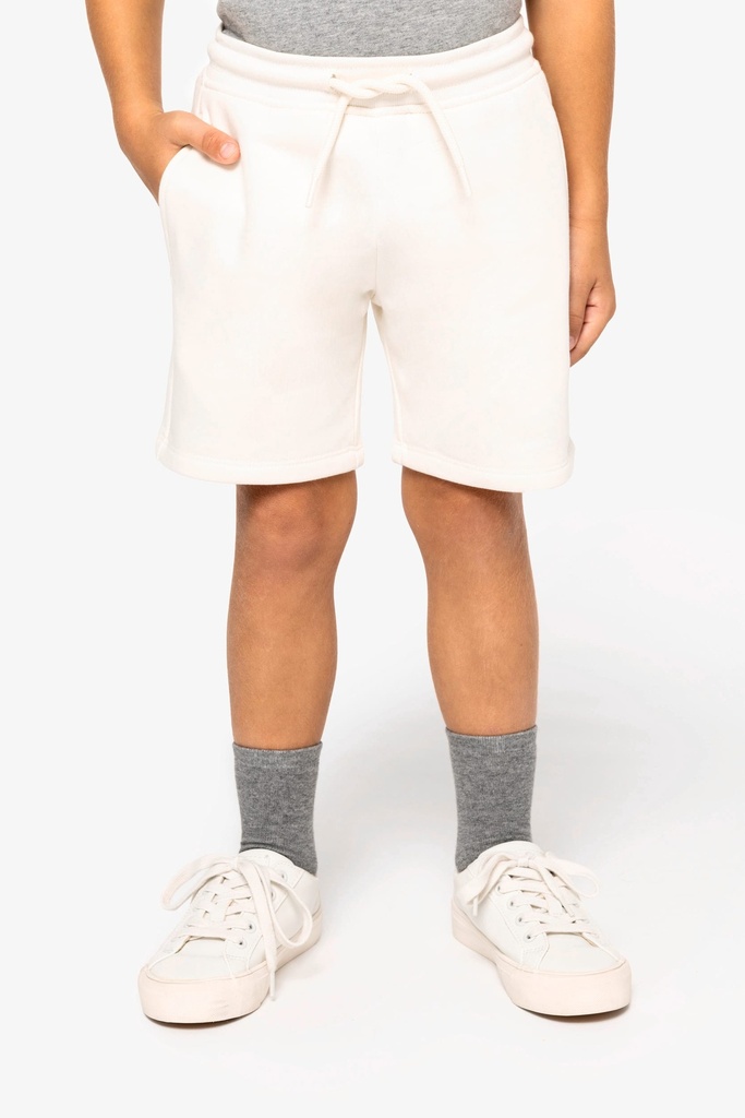 [NS703-Black-12/14ans] NS703 - Bermuda écoresponsable enfant - Black (12/14 ANS)