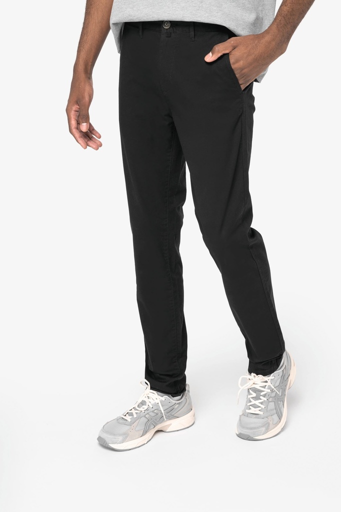 [NS736-AlmondGreen-44FR] NS736 - Pantalon chino écoresponsable homme - AlmondGreen (44FR)