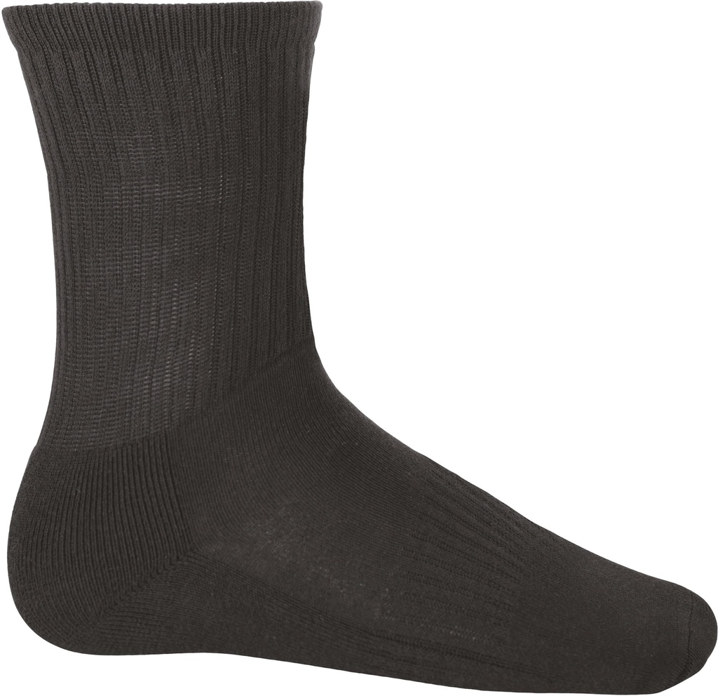 [PA036-Black-39/42EU] PA036 - Chaussettes multisports unisexe - Black (39/42EU)