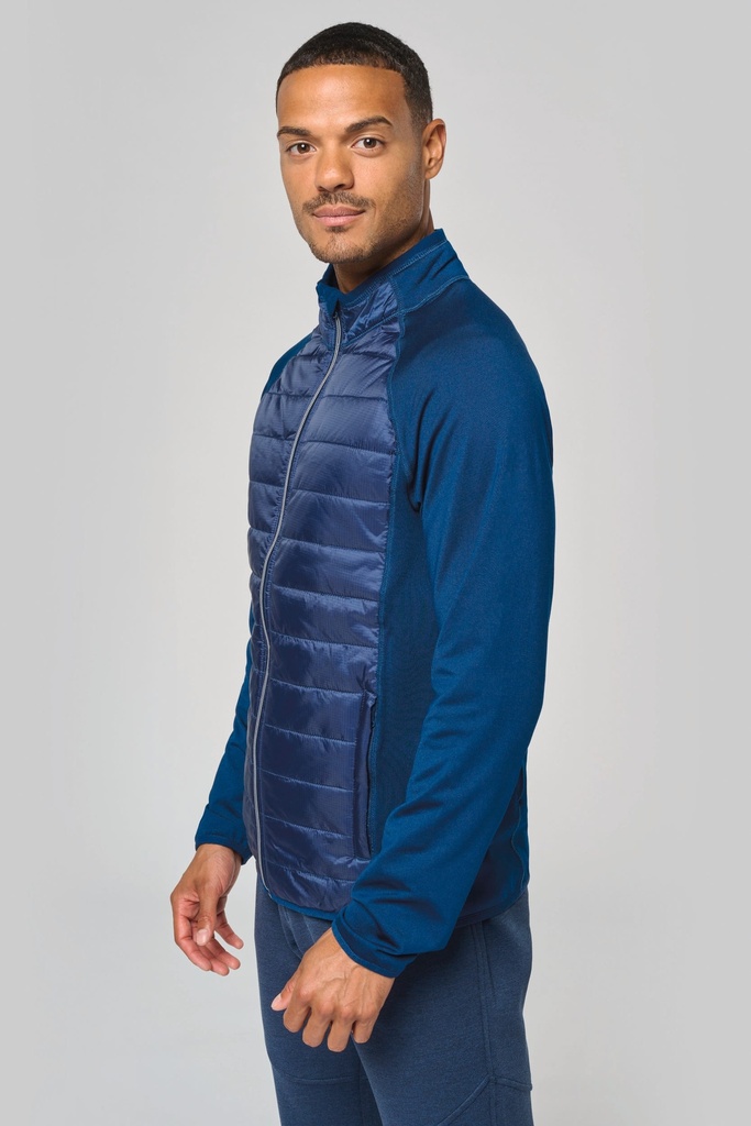 [PA233-SportyRed-XS] PA233 - Veste sport bi-matière unisexe - SportyRed (XS)