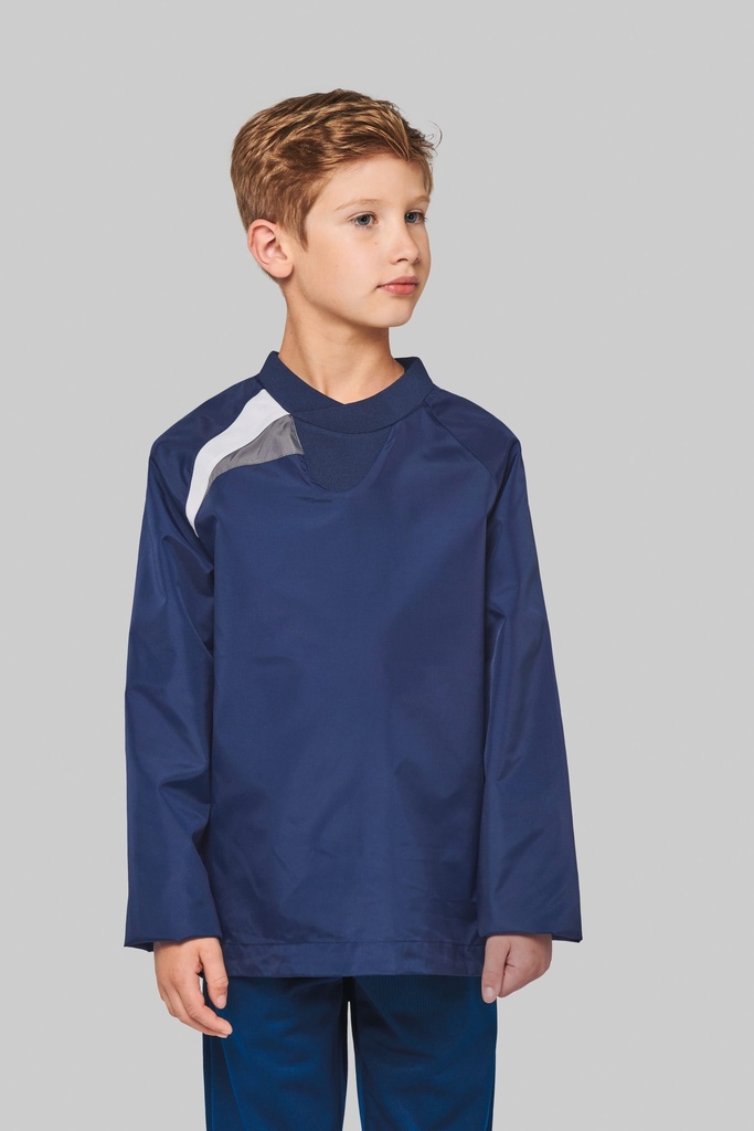 [PA331-SportyRoyalBlue_Black_StormGrey-12/14ans] PA331 - Sweat de pluie enfant - SportyRoyalBlue_Black_StormGrey (12/14 ANS)