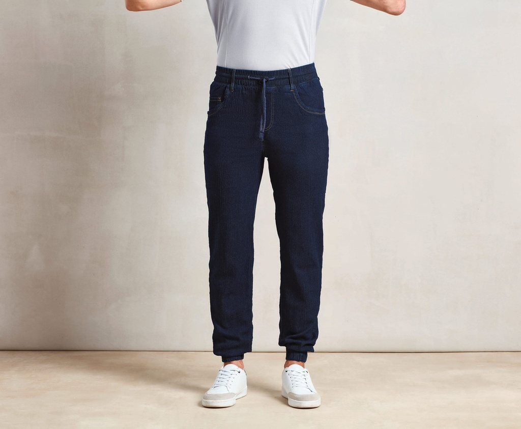 [PR556-BlackDenim-XS] PR556 - Pantalon de chef artisan - BlackDenim (XS)