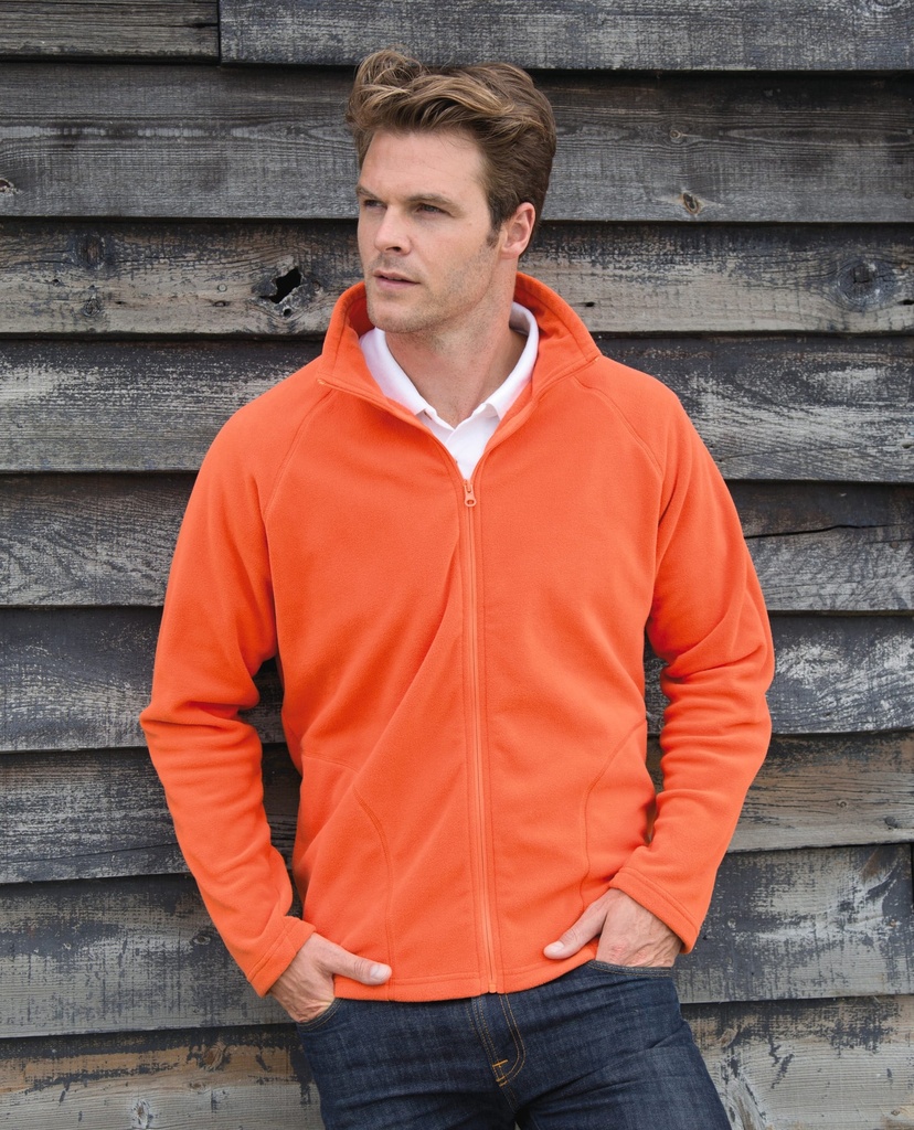 [R114-Charcoal-XS] R114 - Veste micropolaire - Charcoal (XS)