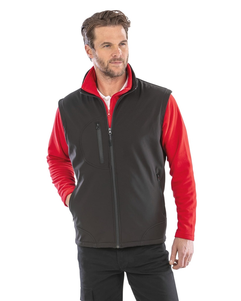 R123 - Bodywarmer softshell - Navy