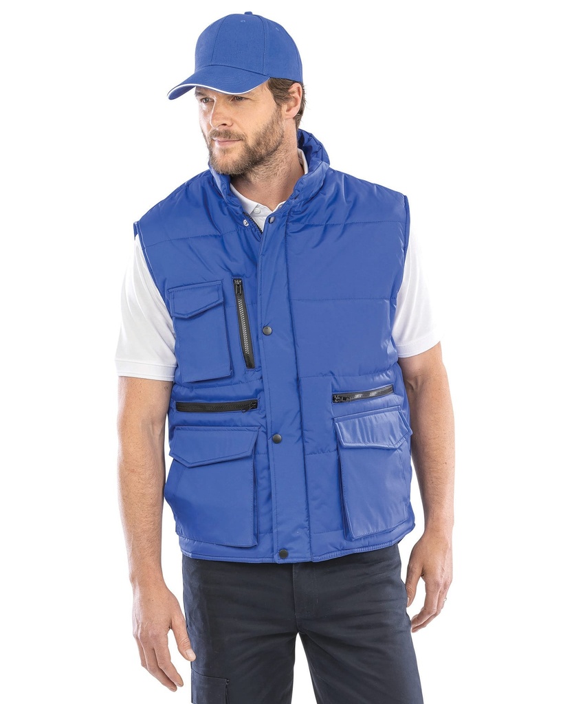 [R127-Navy-S] R127 - Bodywarmer matelassé Ripstop - Navy (S)