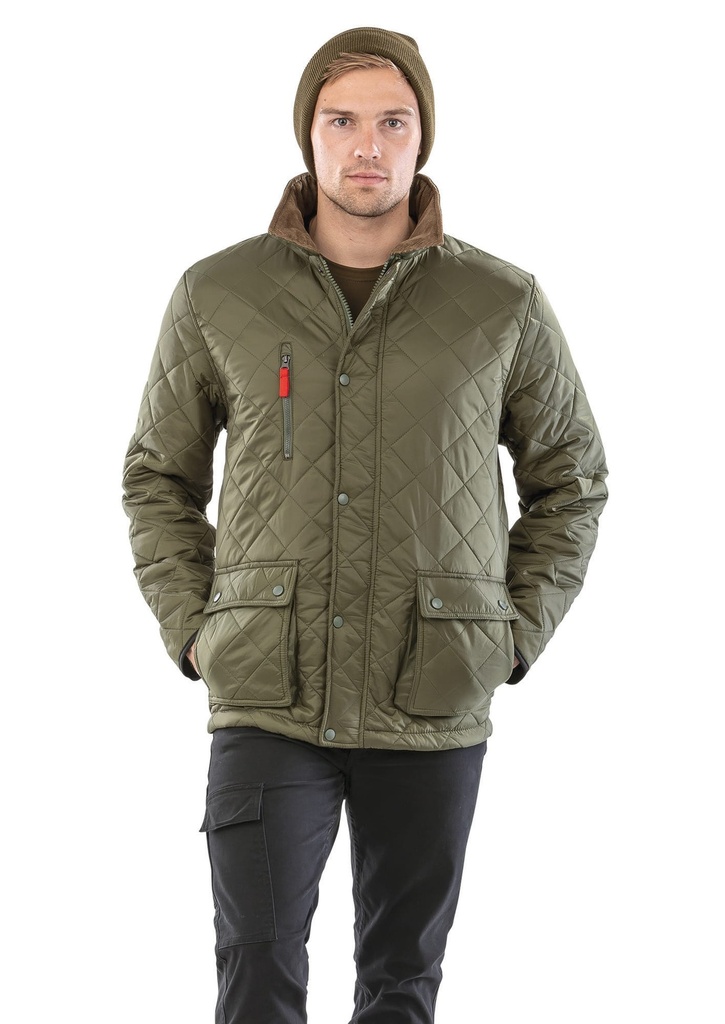 [R196X-Olive-XS] R196X - Veste Cheltenham Gold - Olive (XS)