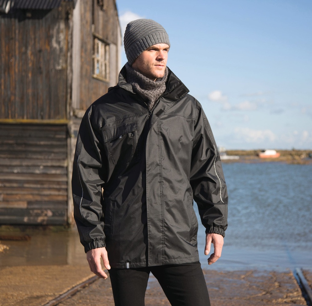 [R236X-Black-XS] R236X - Veste softshell 3 en 1 - Black (XS)