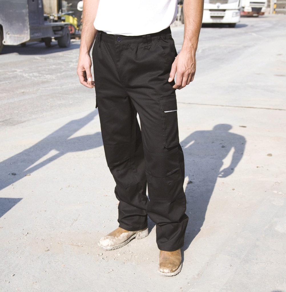[R308M-Black-S] R308M - Pantalon action - Black (S)