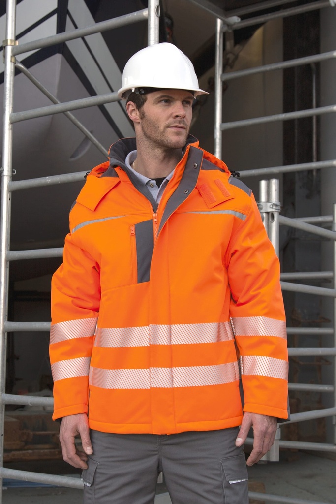 [R331X-FluorescentOrange-S] R331X - Manteau softshell dynamique - FluorescentOrange (S)