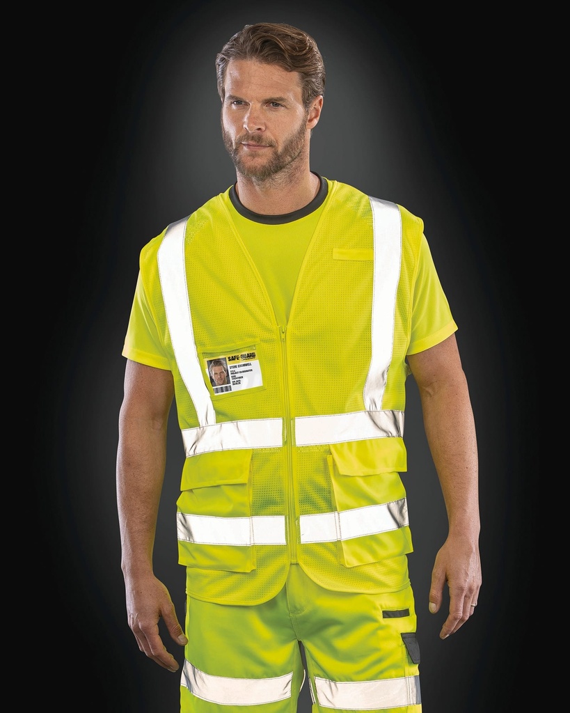 R479X - Gilet de sécurité en maille - FluorescentYellow