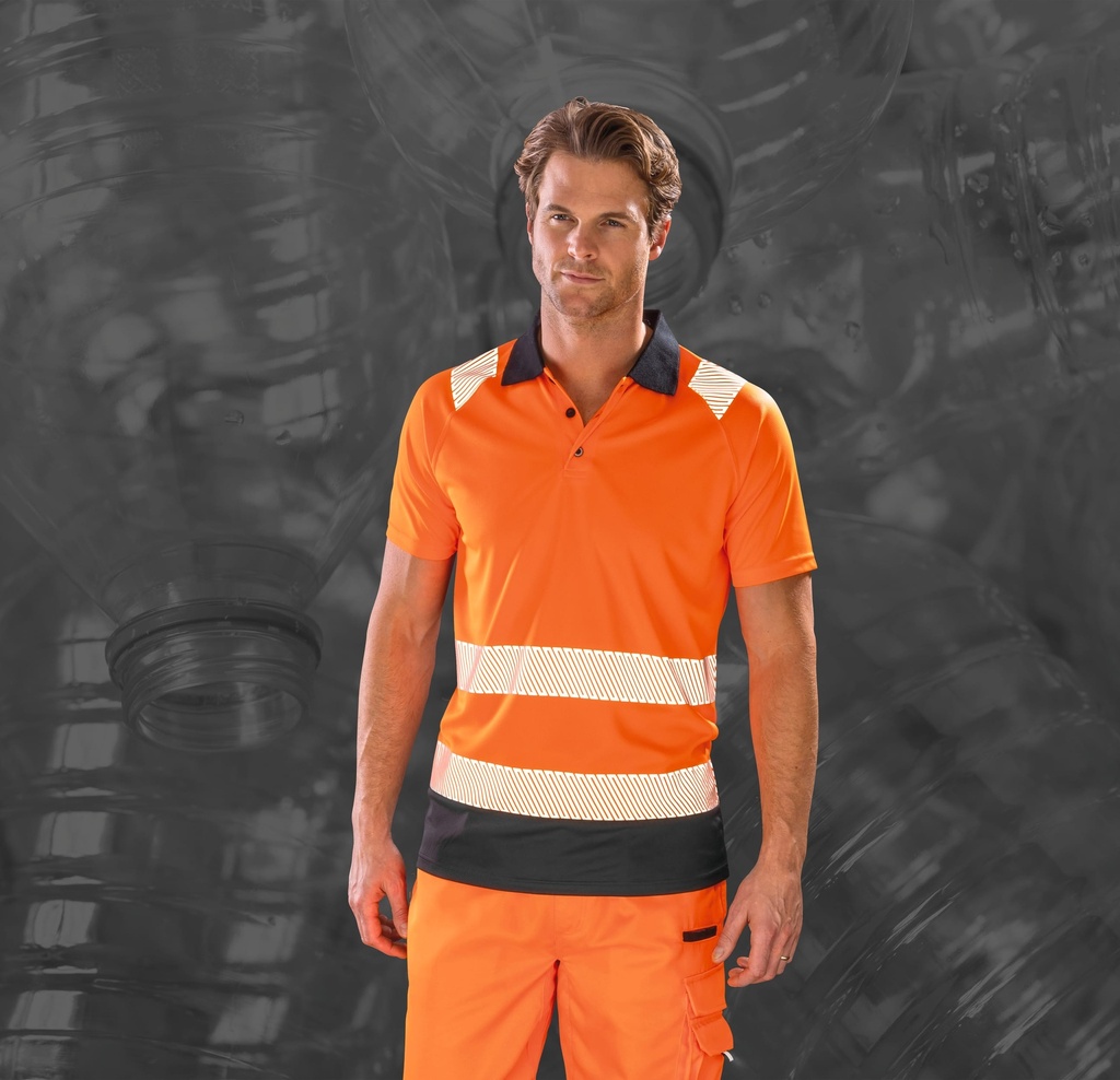 R501X - Polo de sécurité recyclé - Yellow_Black