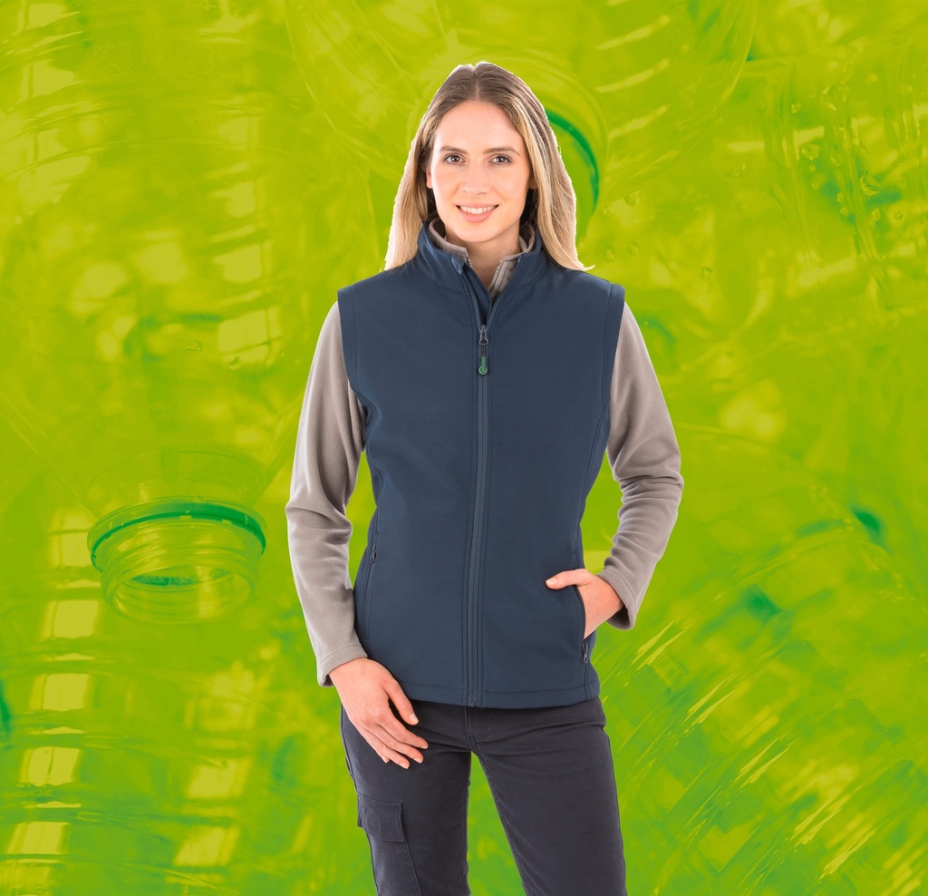 [R902F-Royal-XS] R902F - Bodywarmer softshell femme recyclé - Royal (XS)