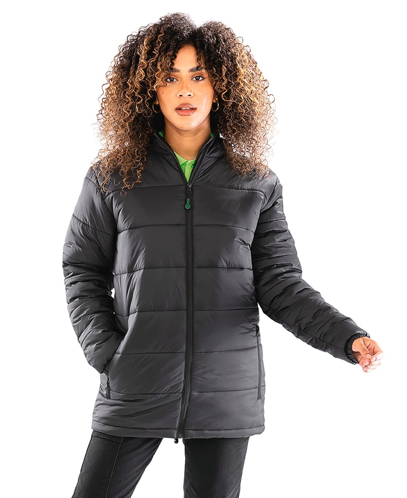 [R910X-Black-XS] R910X - Parka doudoune recyclée  - Black (XS)