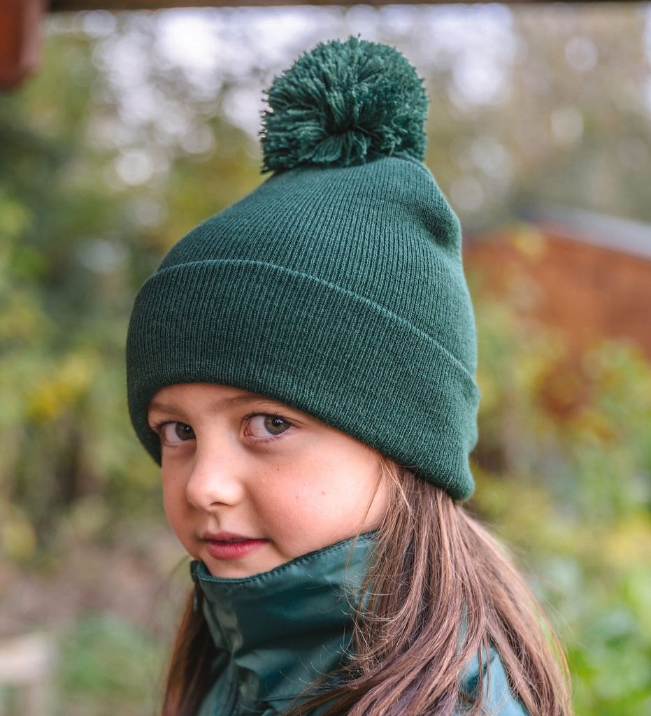[RC028J-Grey-OneSize] RC028J - Bonnet pompon BEANIE - Grey