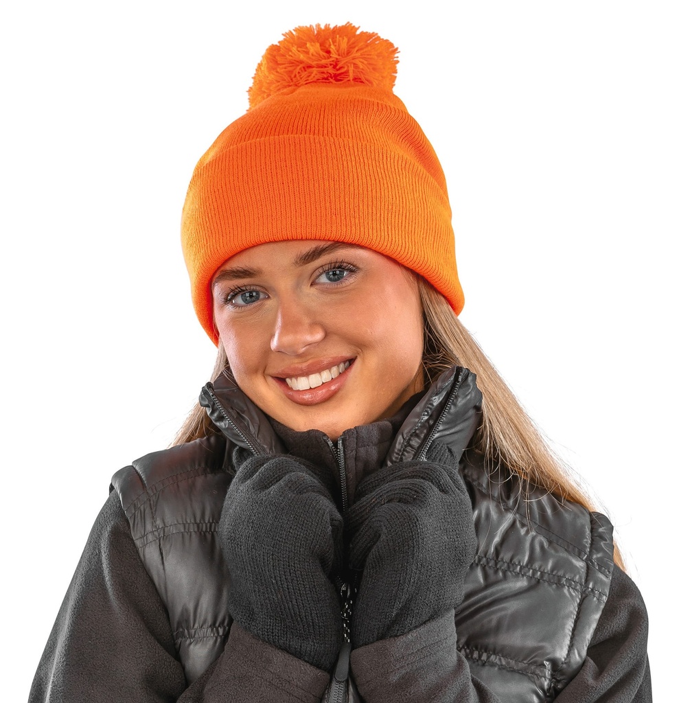 [RC028X-Royal-OneSize] RC028X - Bonnet pompon BEANIE - Royal