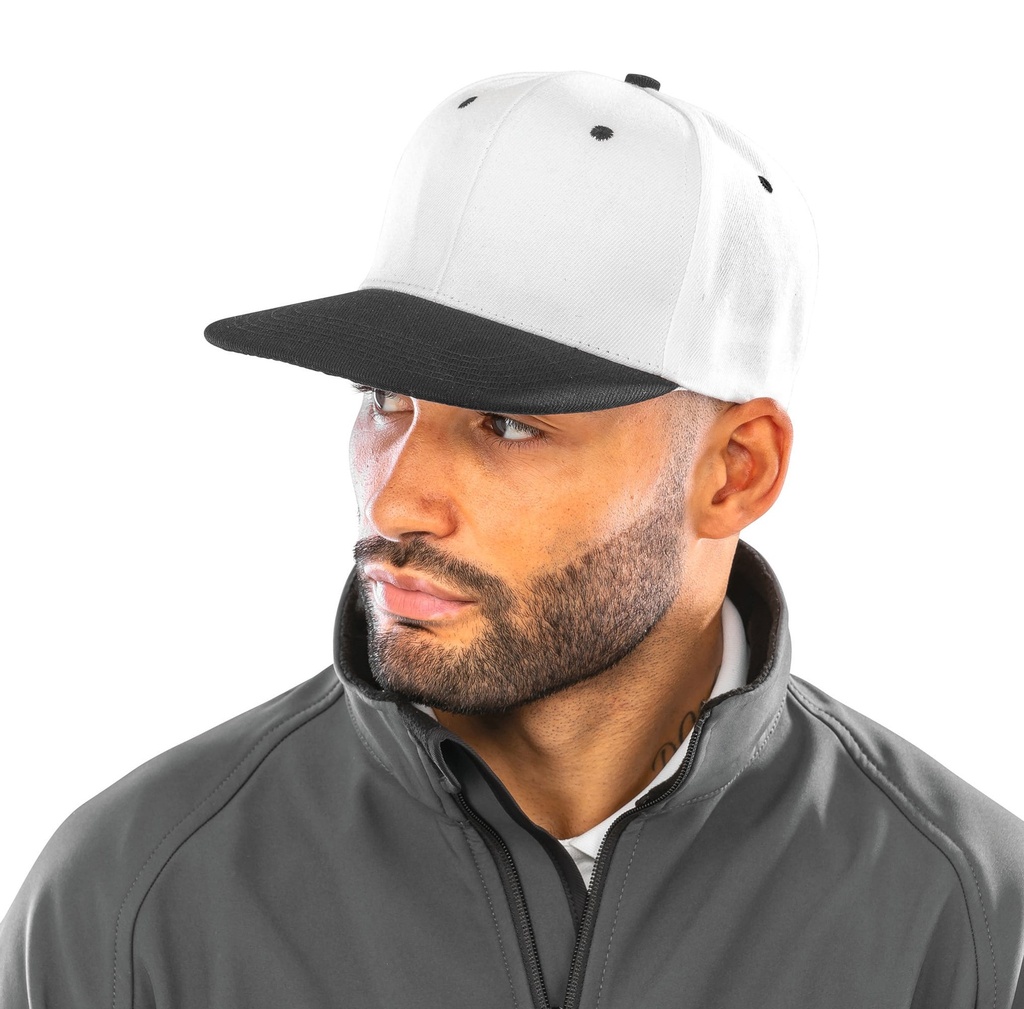 [RC082X-Black_Azure-OneSize] RC082X - Casquette Bronx bicolore - Black_Azure